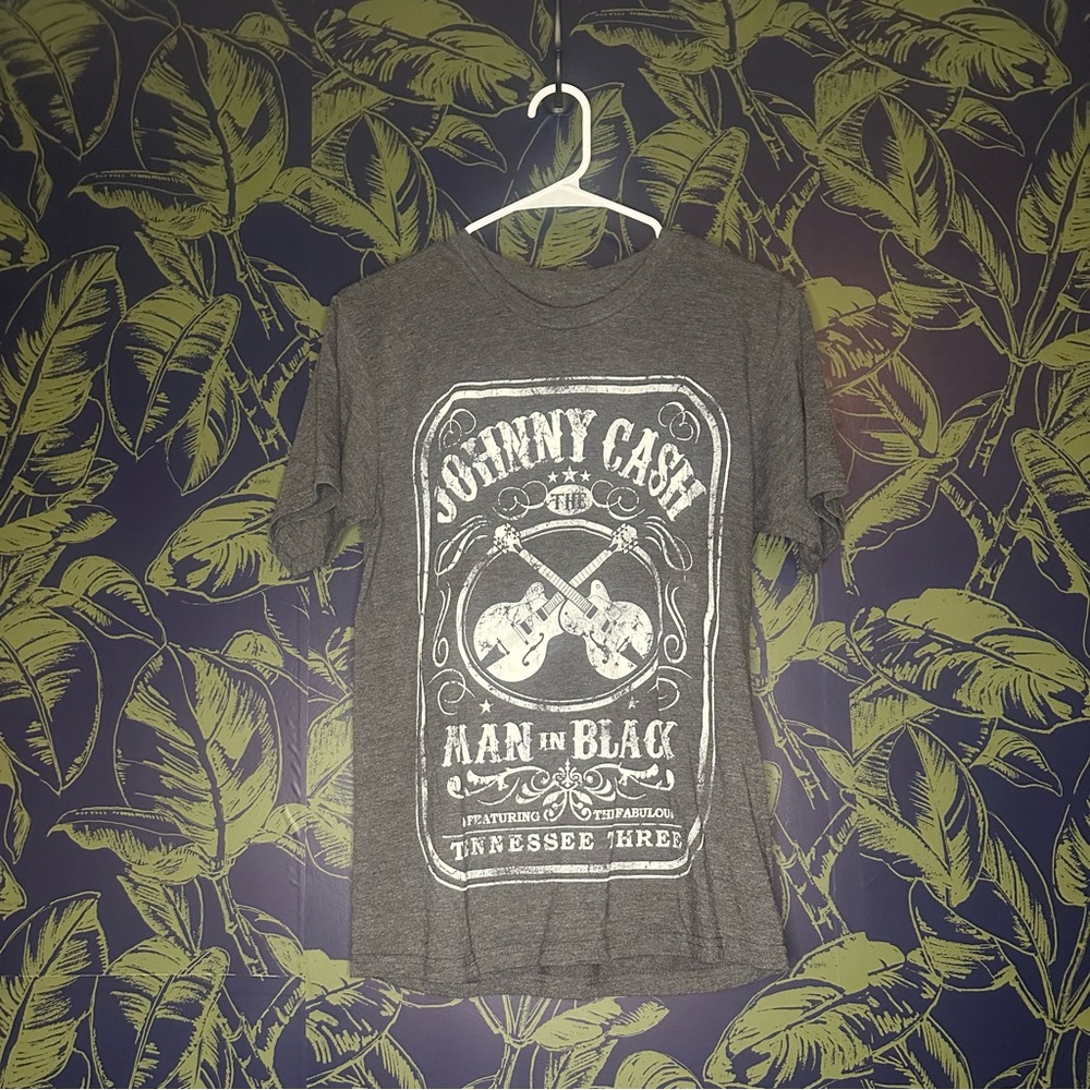 Zion Rootswear Black Short Sleeve Tee with Music Graphics